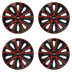 Калпачки за Hyundai 15 RAPIDE red and black