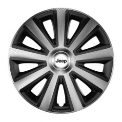 Капаци за Jeep 14 Aviator карбон сребро&черно