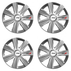 Капачки за Jeep 14 GTX CARBON silver