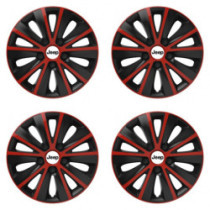 Капачки за джанти за Jeep 14 RAPIDE red and black