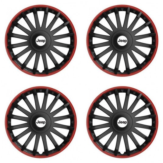 Тасове pre Jeep 15 CRYSTAL RO black