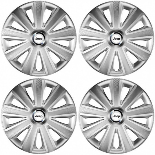 Капачки за Jeep 16 Aviator carbon RC 16 silver