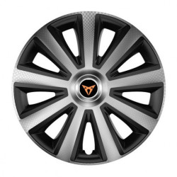 Капачки за Cupra 14 Aviator carbon silver&black
