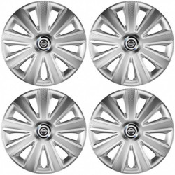 Капачки за Nissan 16 Aviator carbon RC 16 silver