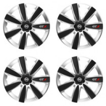 Капачки за Nissan 16 GTX CARBON silver/black