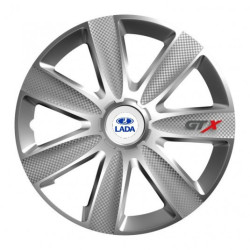 Капачки за Lada 14 GTX CARBON silver