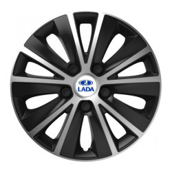 Капаци за Lada 15 RAPIDE сребрист и черен