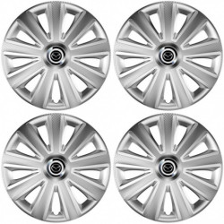 Капачки за Mazda 14 Aviator carbon RC silver