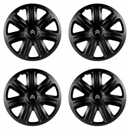 Капачки за гуми за Citroen 15 COMFORT BLACK