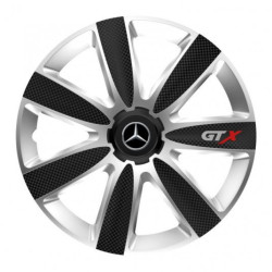 Колпачки за Mercedes 14 GTX CARBON silver/black