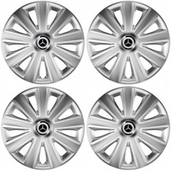 Капаци за Mercedes 16 Aviator carbon RC 16 silver