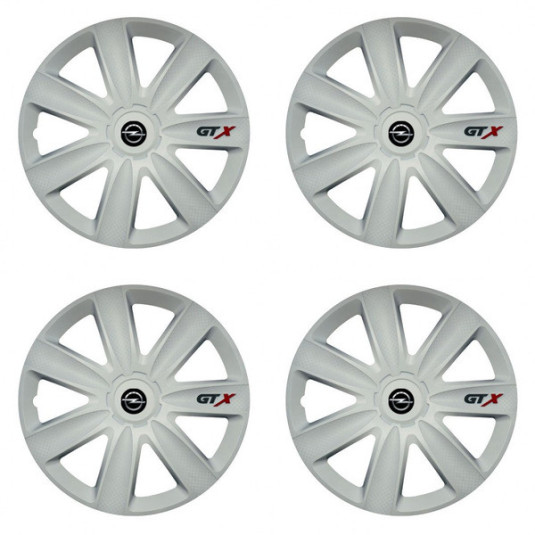 Капачки за Opel 14 GTX carbon white