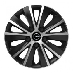 Капаци за Opel 14 RAPIDE сребрист и черен