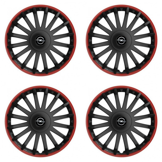 Капаци за Opel 15 CRYSTAL RO black