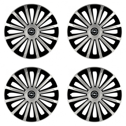 Капаци за Opel 16 TREND silver and black