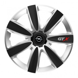 Капаци за Opel 16 GTX CARBON silver/black