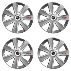 Капаци за Opel 16 GTX CARBON silver