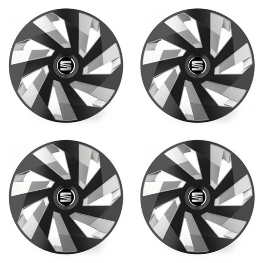 Капаци за Seat 14 Vector RC black and silver