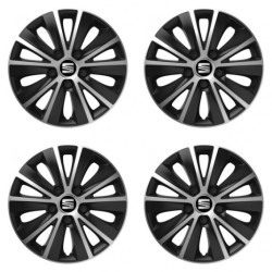 Капачки за Seat 15 RAPIDE сребърно и черно