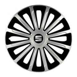 Капачки за Seat 16 TREND silver and black