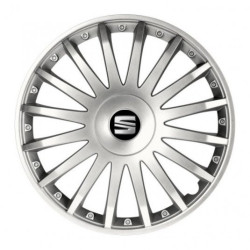 Капачки за Seat 16 CRYSTAL silver