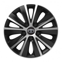 Капачки за Toyota 14 RAPIDE сребро и черно