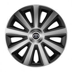 Капачки за Toyota 16 Aviator carbon silver&black