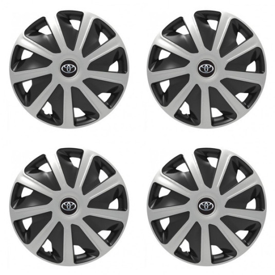 Капаци за Toyota за доставки 16 Craft silver and black