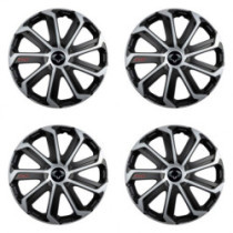Капачки за Sangyong 14 Evo black&silver