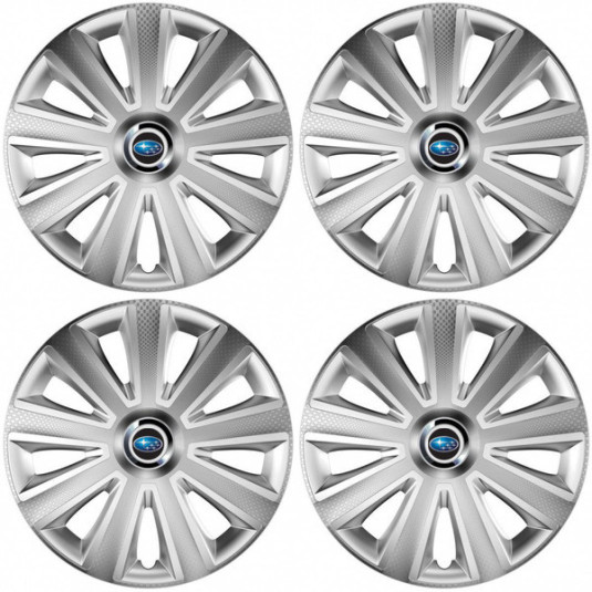 Тасове за Subaru 14 Aviator carbon RC silver