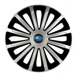 Капачки за Subaru 16 TREND silver and black