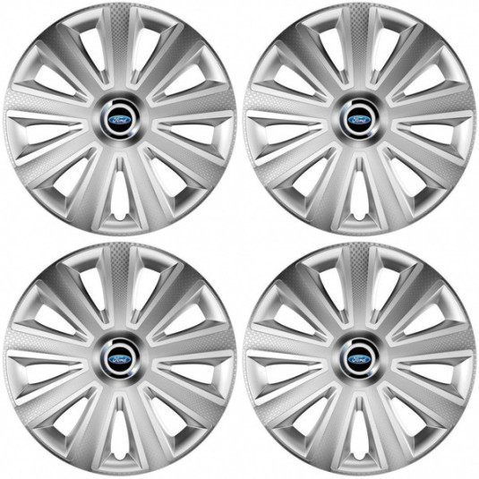 Капаци за Ford 14 Aviator carbon RC silver