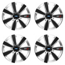 Капачки за Ford 14 GTX CARBON silver/black