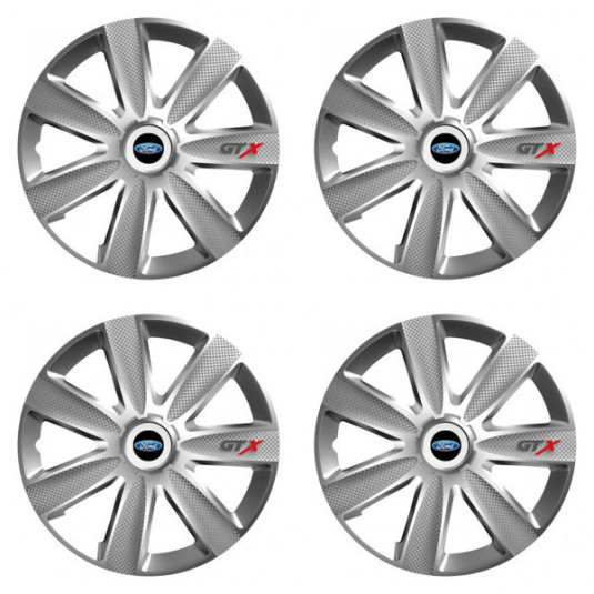 Капаци за Ford 14 GTX CARBON silver