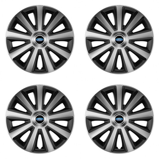 Капаци за Ford 15 Aviator carbon silver&black