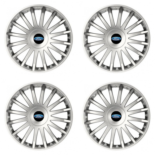 Капаци за Ford 15 CRYSTAL silver