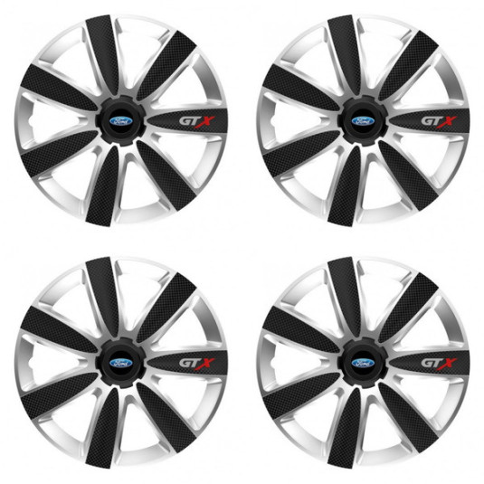 Тасове за Ford 16 GTX CARBON silver/black