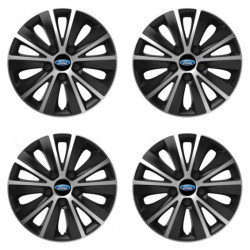 Капачки за гуми за Ford 16 RAPIDE silver and black