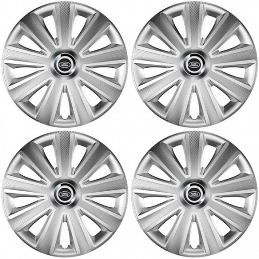 Капачки за Land Rover 15 Aviator carbon silver