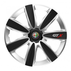 Капачки за Alfa Romeo 14 GTX CARBON silver/black