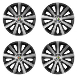 Капачки за Alfa Romeo 15 Aviator carbon silver&black