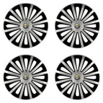Капачки за Alfa Romeo 15 TREND silver and black
