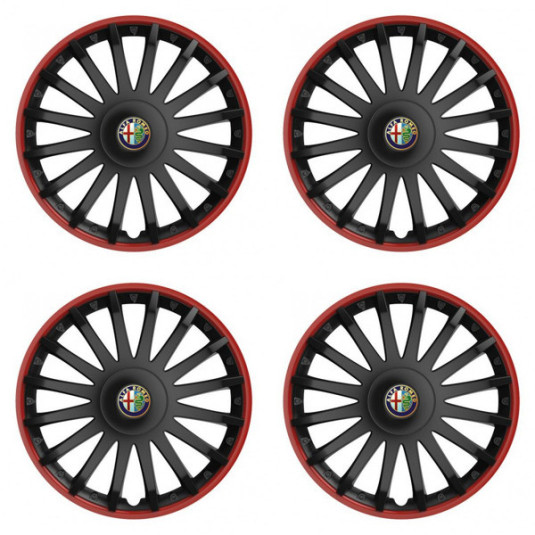 Капаци за Alfa Romeo 15 CRYSTAL RO black