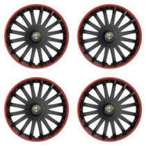 Капачки за Alfa Romeo 16 CRYSTAL RO black