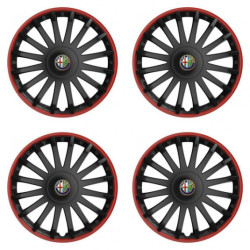 Капачки за Alfa Romeo 16 CRYSTAL RO black