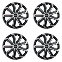 Капаци за Kia (старо лого) 15 Evo black&silver