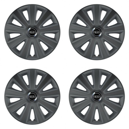 Тасове за Kia (старо лого) 16 Aviator carbon RC16 графит