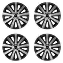 Капачки за Kia (ново лого) 14 Aviator carbon silver&black