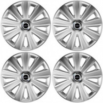 Капачки за Kia (ново лого) 14 Aviator carbon RC silver