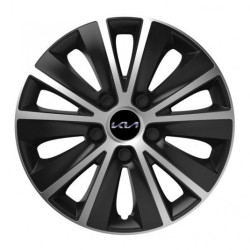 Тасове за Kia (ново лого) 14 RAPIDE silver and black